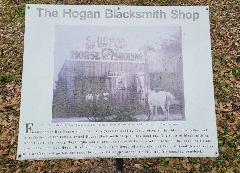 The Hogan Blacksmith Shop Marker image. Click for full size.