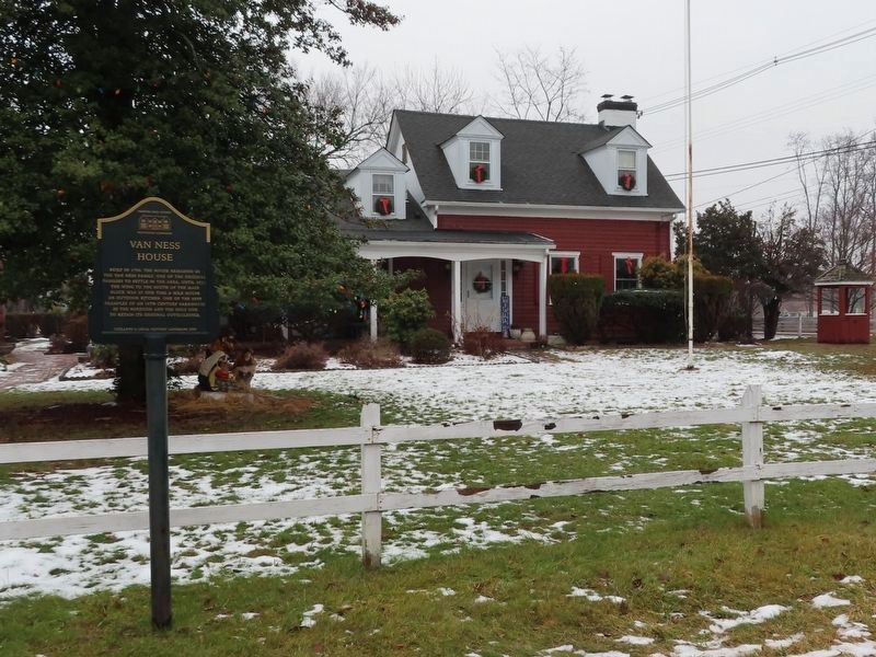 Van Ness House and Marker. Click for full size. Van Ness House and Marker image. Click for full size.