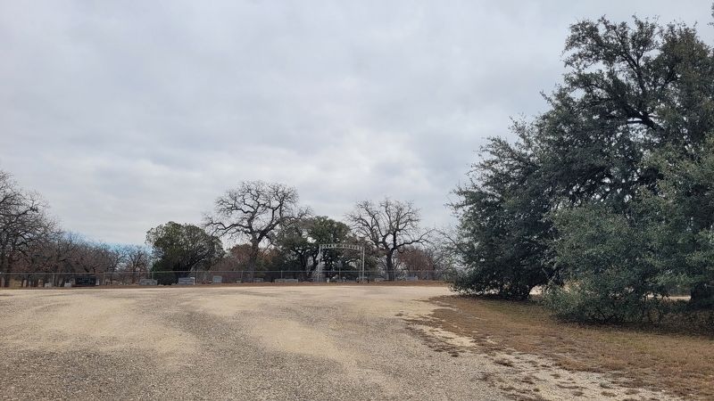 The view of the Glenn Cemetery from the cemetery image. Click for full size.