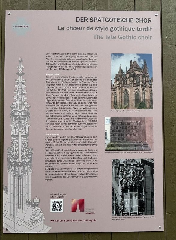 Der Sp�tgotische Chor Marker image. Click for full size.