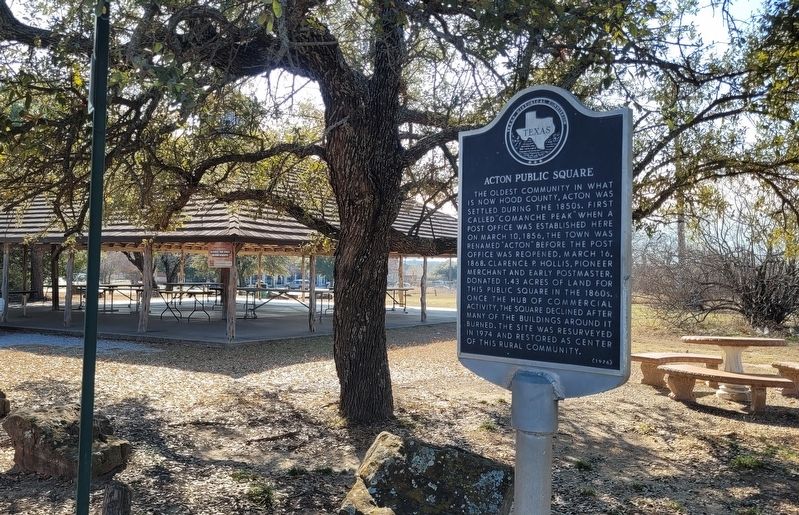 The Acton Public Square and Marker image. Click for full size.