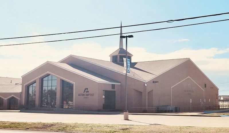 The view of the Acton Baptist Church from across the street image. Click for full size.