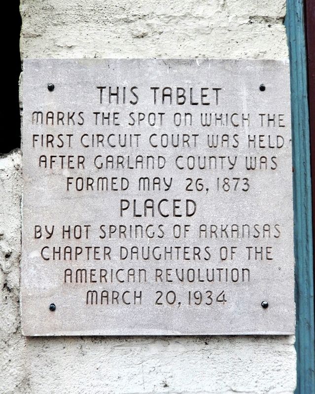 First Circuit Court Site Marker. Click for full size. First Circuit Court Site Marker image. Click for full size.