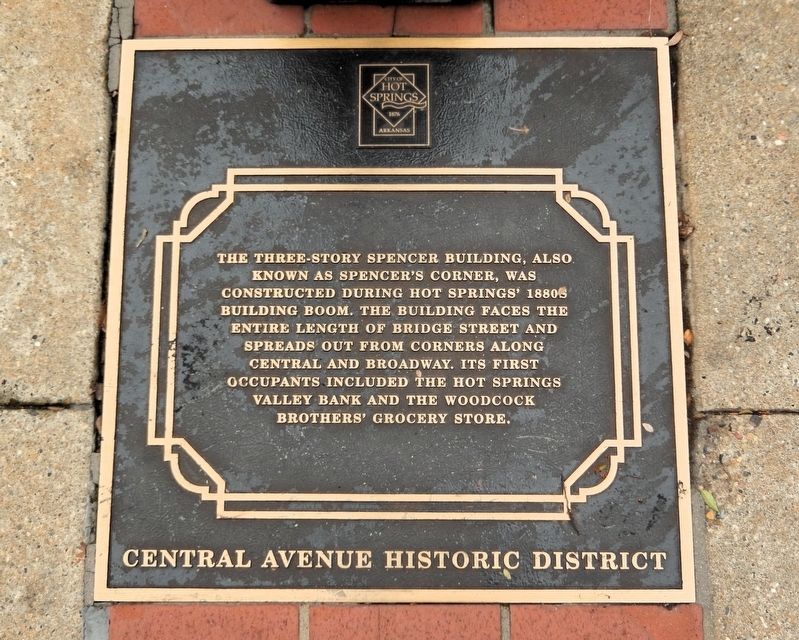 Spencer's Corner Marker. Click for full size. Spencer's Corner Marker image. Click for full size.