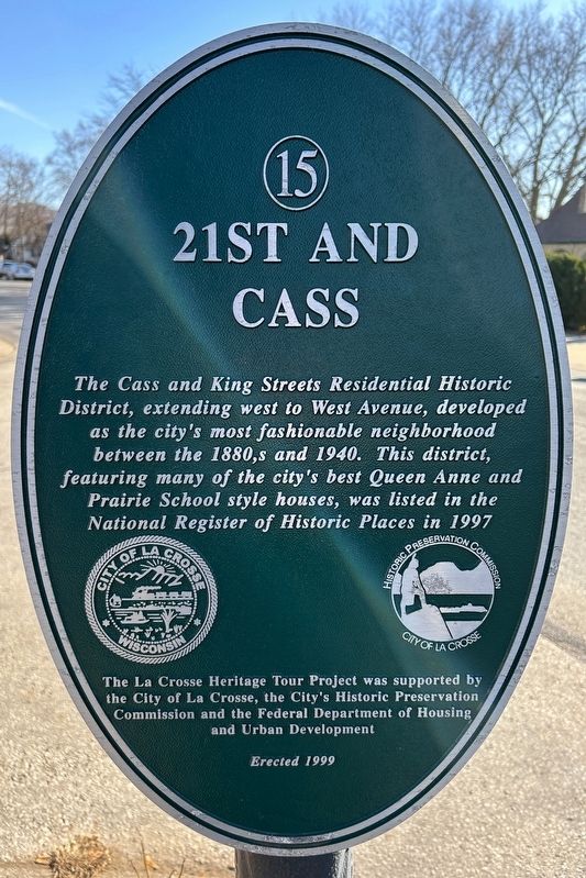 21st and Cass Marker. Click for full size. 21st and Cass Marker image. Click for full size.