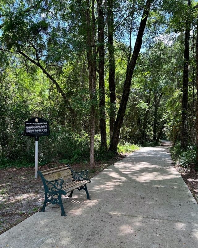 Historic Haile Homestead At Kanapaha Plantation Marker image. Click for full size.