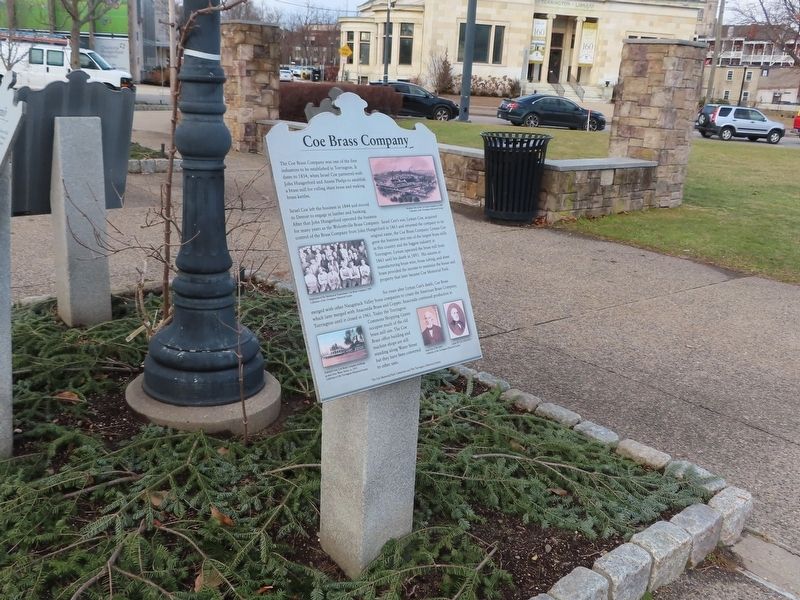 Coe Brass Company Marker image. Click for full size.