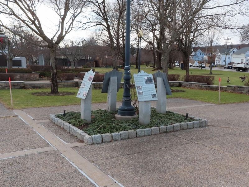 Coe Family and Industries Markers <br>in Coe Memorial Park image. Click for full size.