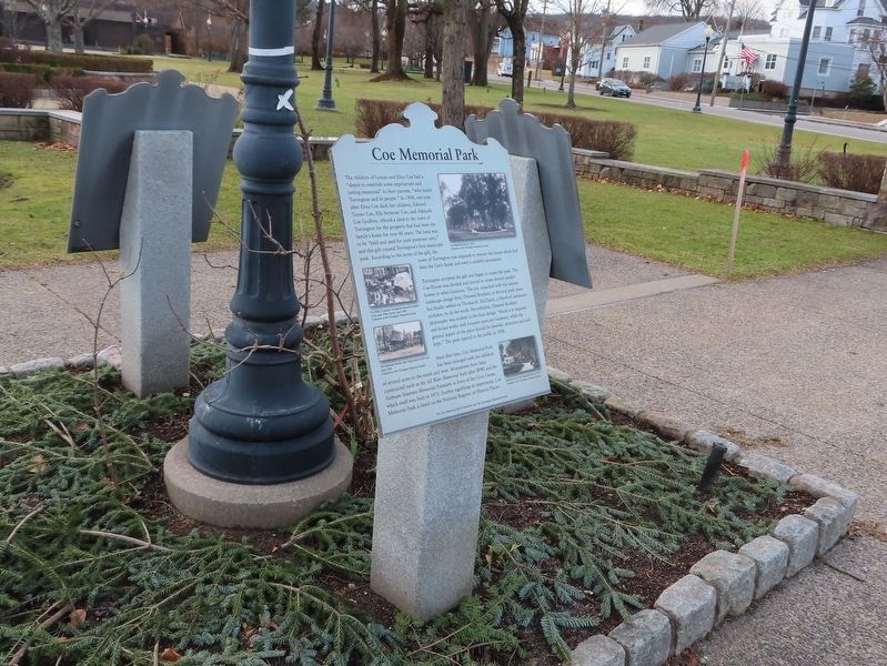 Coe Memorial Park Marker image. Click for full size.