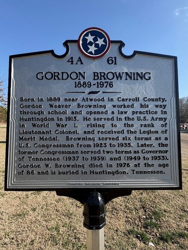 Alvin Hawkins / Gordon Browning marker image. Click for full size.