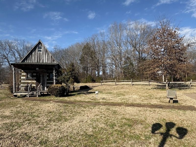 Log Cabin marker. Click for full size. Log Cabin marker image. Click for full size.
