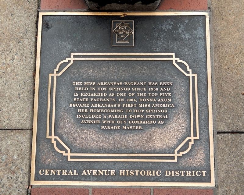The Miss Arkansas Pageant Marker image. Click for full size.