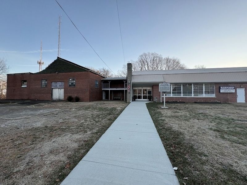 The O.H. Bernard Rosenwald School and Community Center marker. Click for full size. The O.H. Bernard Rosenwald School and Community Center marker image. Click for full size.
