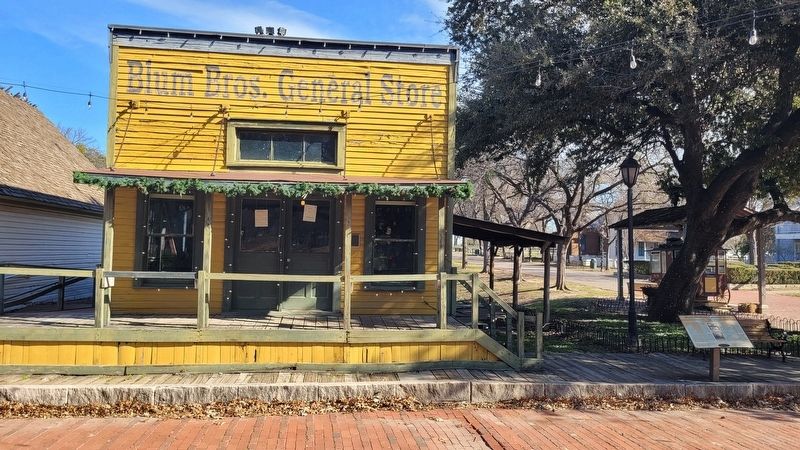 Blum Brothers General Store and Marker image. Click for full size.