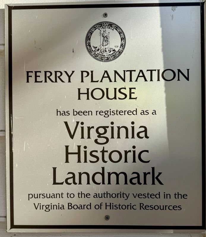 Virginia Historic Landmark Plaque image. Click for full size.
