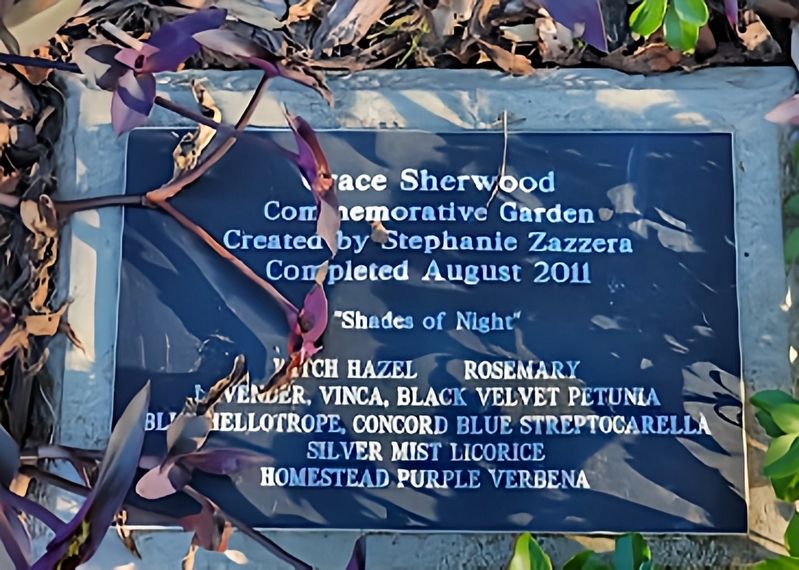 Grace Sherwood Commemorative Garden image. Click for full size.