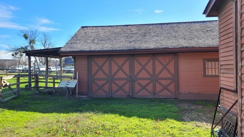 The Carriage House and Marker. Click for full size. The Carriage House and Marker image. Click for full size.