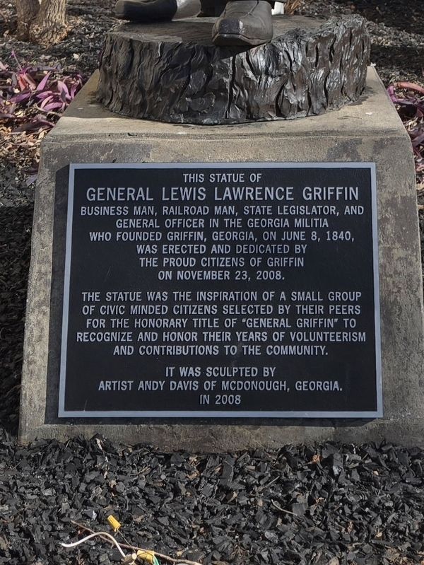 General Lewis Lawrence Griffin Marker image. Click for full size.