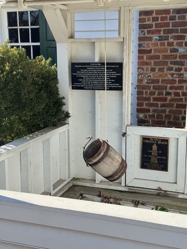 Spring Water Cistern Marker image. Click for full size.