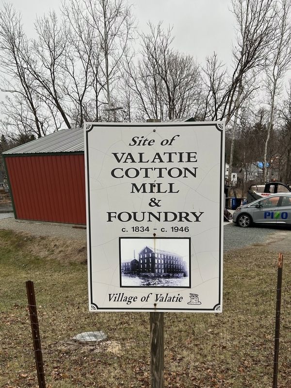 Valatie Cotton Mill Marker image. Click for full size.