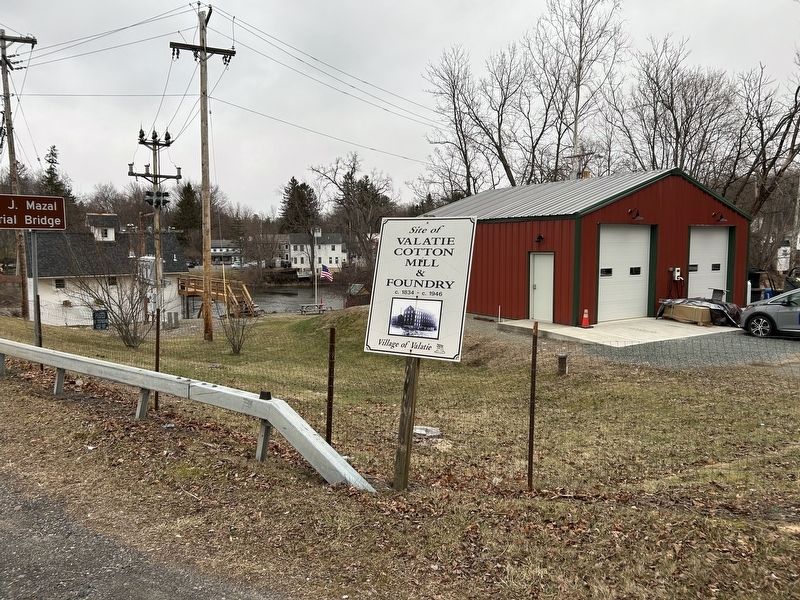 Valatie Cotton Mill Marker image. Click for full size.
