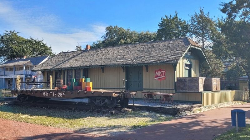 The MKT Railroad Depot. Click for full size. The MKT Railroad Depot image. Click for full size.
