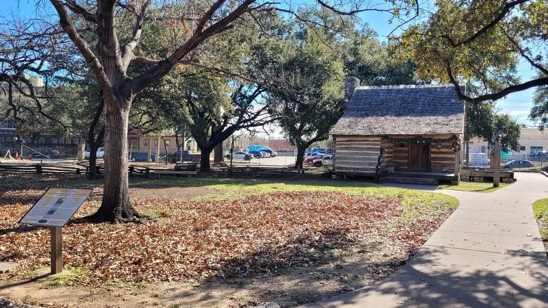 The Miller Cabin and Marker. Click for full size. The Miller Cabin and Marker image. Click for full size.