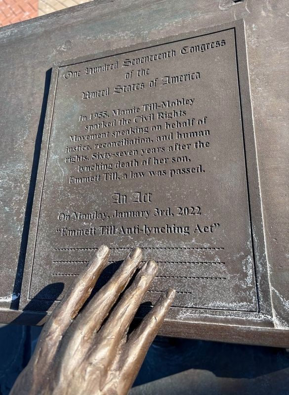 Mamie Till-Mobley Marker image. Click for full size.