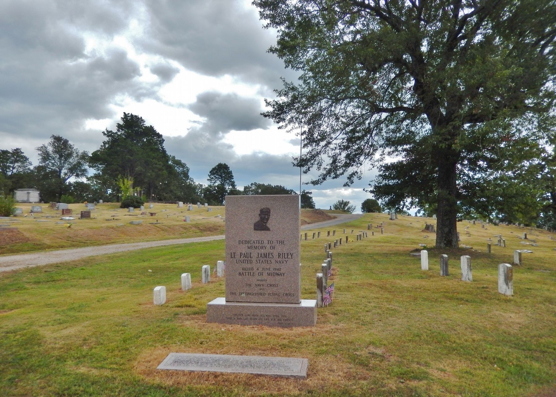 Lt. Paul James Riley Marker image. Click for full size.