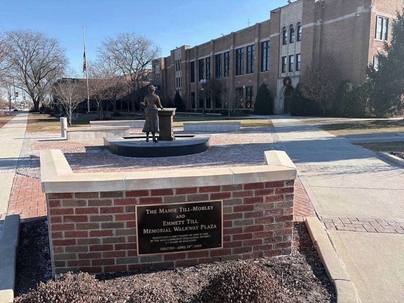 The Mamie Till-Mobley and Emmett Till Memorial Walkway Plaza image. Click for full size.