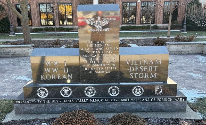 Veterans Memorial Marker image. Click for full size.