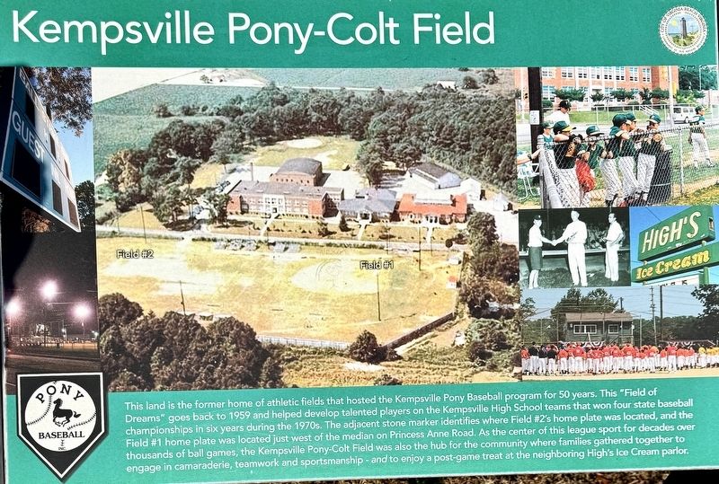 Kempsville Pony-Colt Field Marker image. Click for full size.