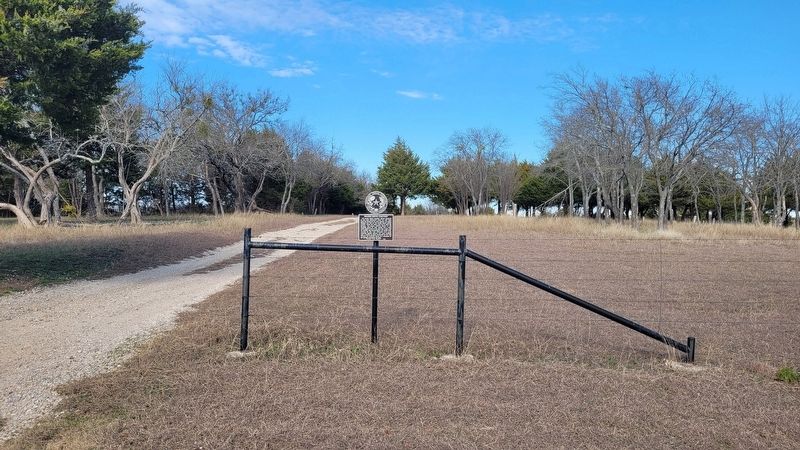 The entrance to the Prairie Grove Cemetery and Marker. Click for full size. The entrance to the Prairie Grove Cemetery and Marker image. Click for full size.