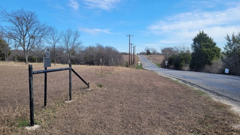 The view of the Prairie Grove Cemetery along the road. Click for full size. The view of the Prairie Grove Cemetery along the road image. Click for full size.