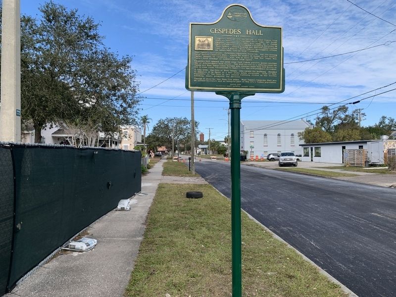 Cespedes Hall Marker image. Click for full size.