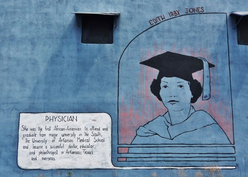 Edith Irby Jones Mural. Click for full size. Edith Irby Jones Mural image. Click for full size.