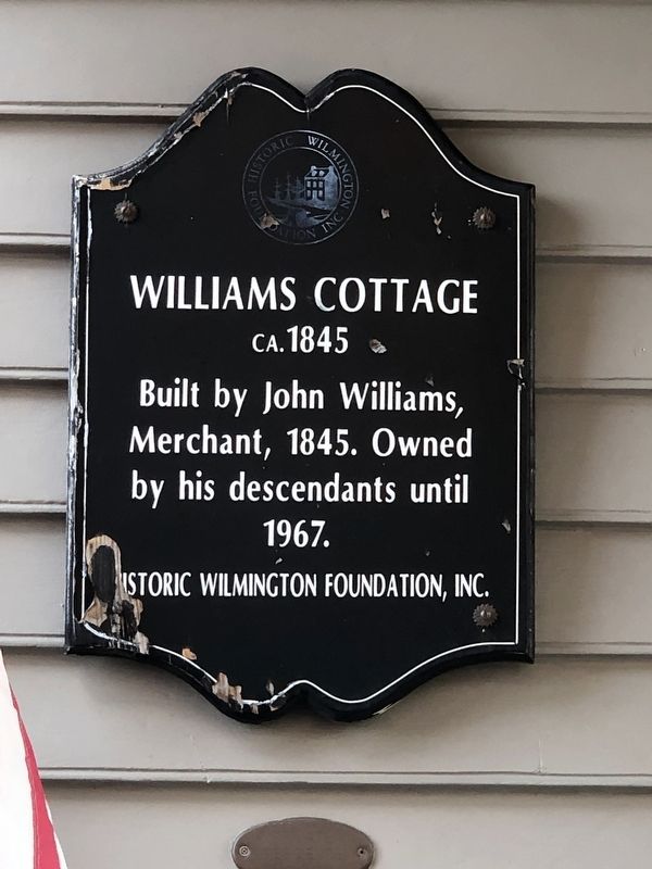 Williams Cottage Marker. Click for full size. Williams Cottage Marker image. Click for full size.