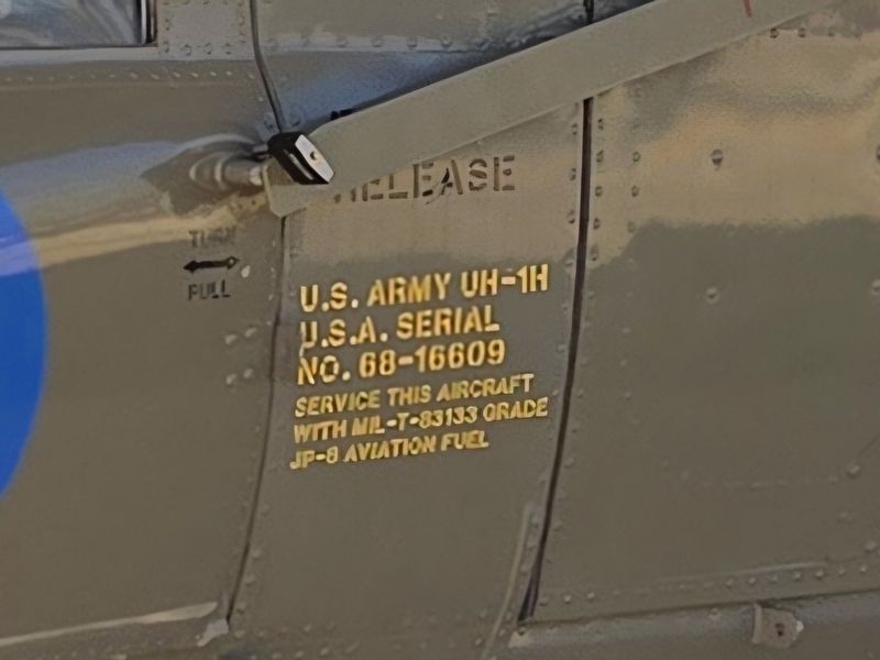Huey UH-1H Serial No. 68-16609 image. Click for full size.