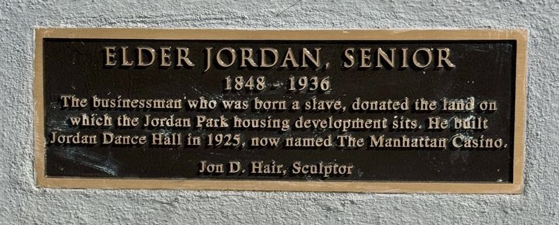 Elder Jordan, Senior Marker. Click for full size. Elder Jordan, Senior Marker image. Click for full size.