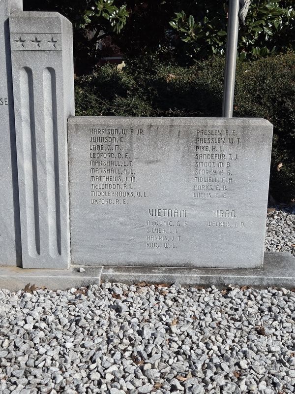 Pike County Veterans Memorial (right panel) image. Click for full size.