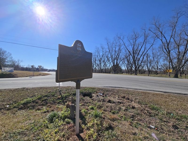 Obverse side Old Newnan Marker looking at intersection of US Hwy 19 and Ga Highway 109 image. Click for full size.