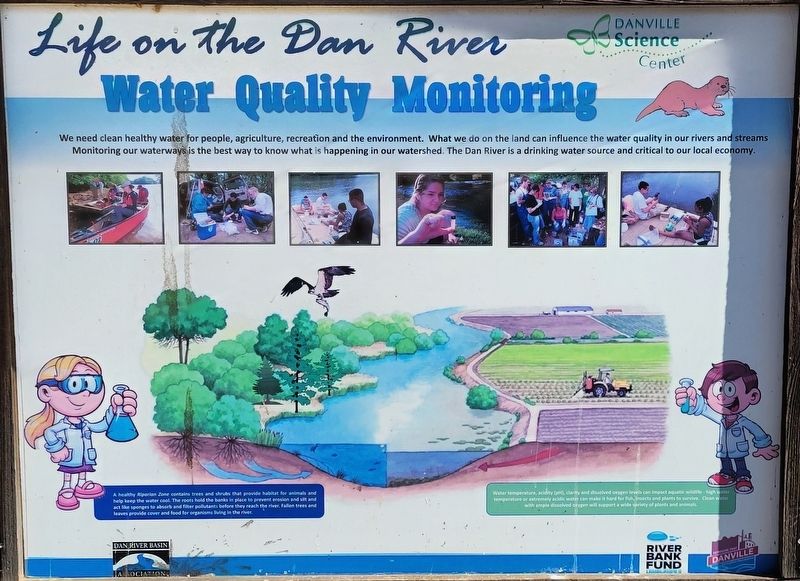 Water Quality Monitoring Sign. Click for full size. Water Quality Monitoring Sign image. Click for full size.