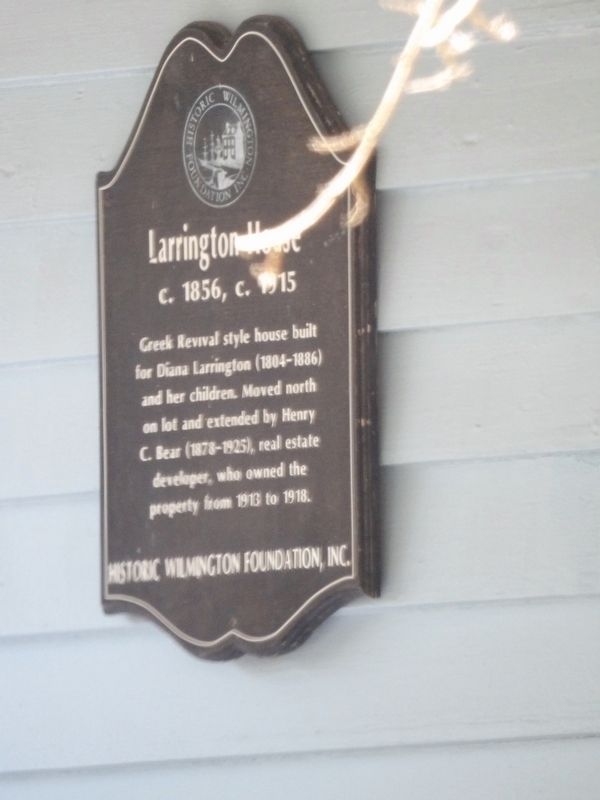 Larrington House Marker image. Click for full size.