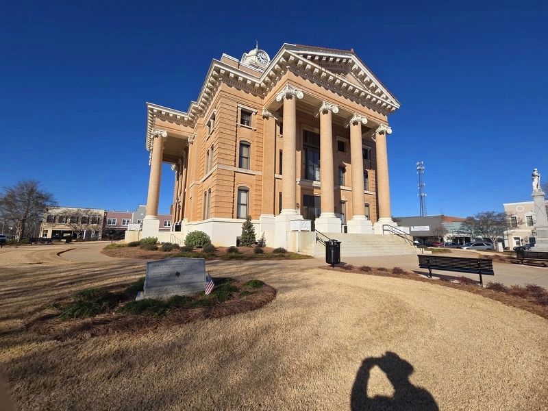 Upson County Revolutionary War Memorial, southeast of the Upson County Courthouse. Click for full size. Upson County Revolutionary War Memorial, southeast of the Upson County Courthouse image. Click for full size.