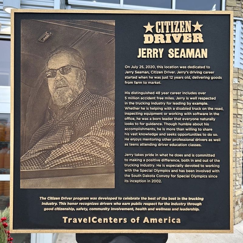 Jerry Seaman Marker image. Click for full size.