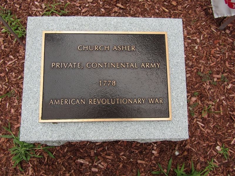 Church Asher Marker image. Click for full size.