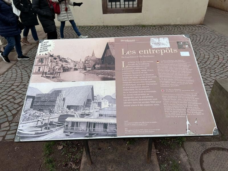 Les Entrepôts Marker. Click for full size. Les Entrepôts Marker image. Click for full size.