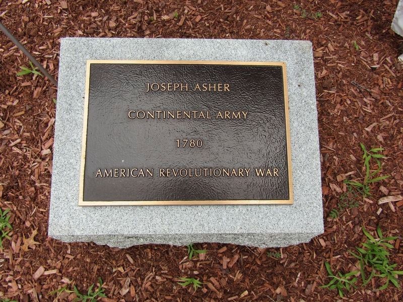 Joseph Asher Marker. Click for full size. Joseph Asher Marker image. Click for full size.