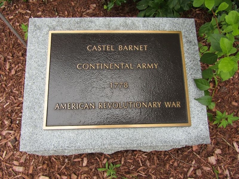 Castel Barnet Marker. Click for full size. Castel Barnet Marker image. Click for full size.