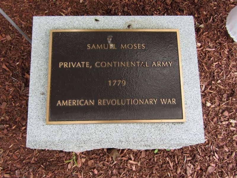Samuel Moses Marker image. Click for full size.